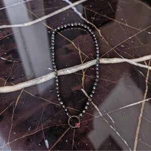 Barbara Bixby Pearl and Sterling Silver  Necklace Pendant with 18k Gold Accent